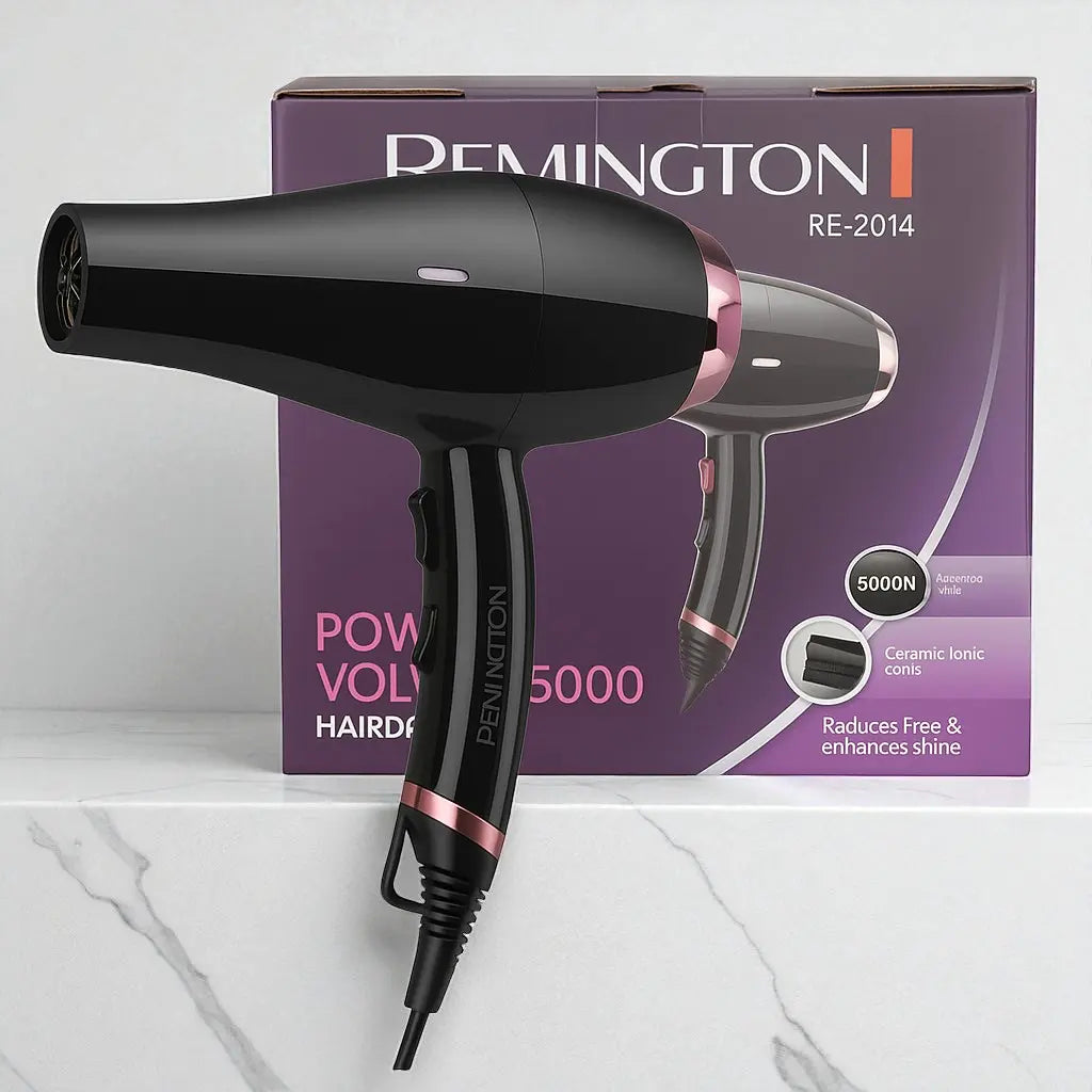 Secador de Cabello Remlngton 5000W – Potencia extrema para un cabello brillante y sin frizz