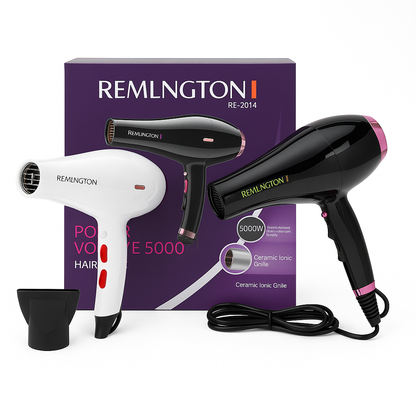 Secador de Cabello Remlngton 5000W – Potencia extrema para un cabello brillante y sin frizz