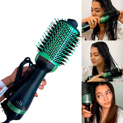 Combo Aguacate Profesional: Rizador Sirena + Cepillo Secador ✨