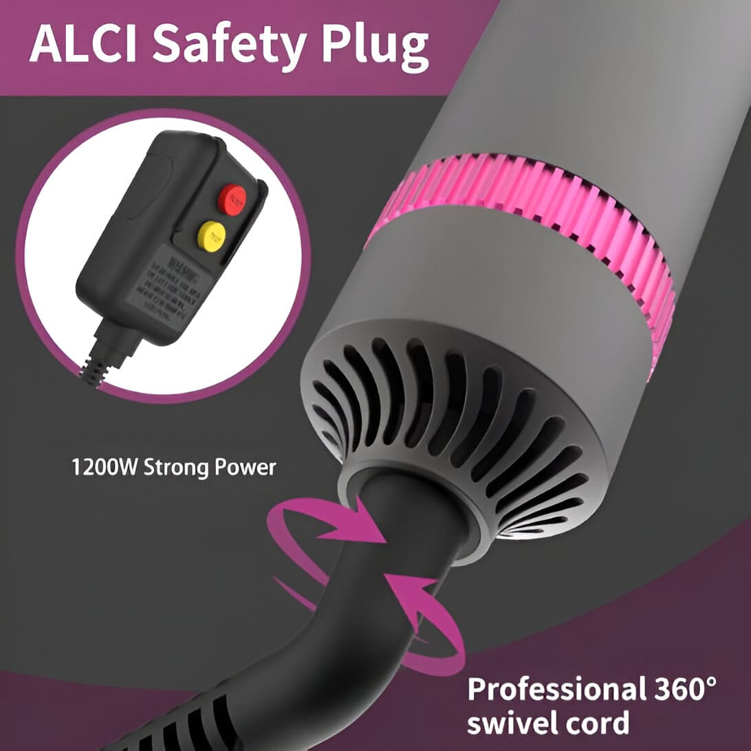 Cepillo secador 5 en 1 – Tecnología iónica que protege mientras estiliza💇‍♀️