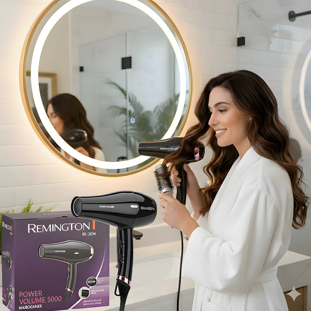 Secador de Cabello Remlngton 5000W – Potencia extrema para un cabello brillante y sin frizz