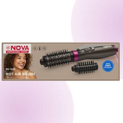 Cepillo de aire caliente giratorio automático 3 en 1